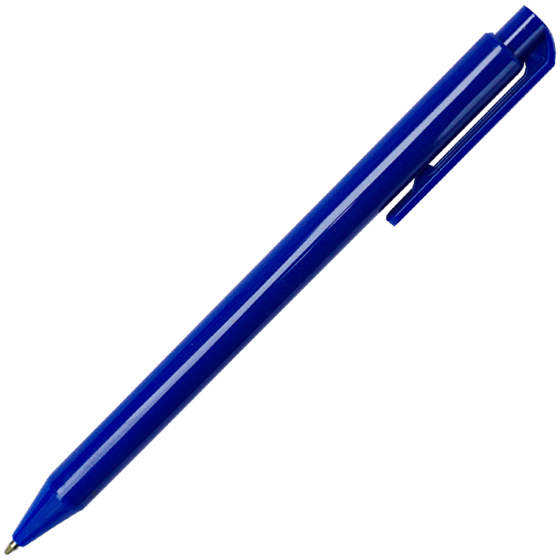 Pix cu mecanism de 1 MM, BP216, cu mina albastra, corp albastru, din plastic, 14.5 CM